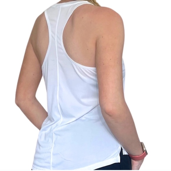 White Nike Swoosh Run Tank - Picture 2 of 12